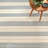 Conway Blue Handwoven Cotton Rug-110560036