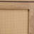 Retro Shoe Cabinet with Rattan Doors
