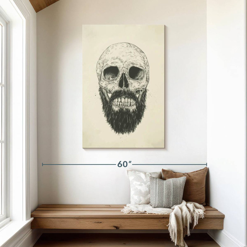 Kerner The Beard Is Not Dead, 45" H x 30" W