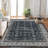 Area Rugs Vintage Floral Area Rug Washable, Low Pile, Non-Slip, mark Resistant Carpet for Living Room, Bedroom, Dining Room, Home Office-1762976353-1762976375