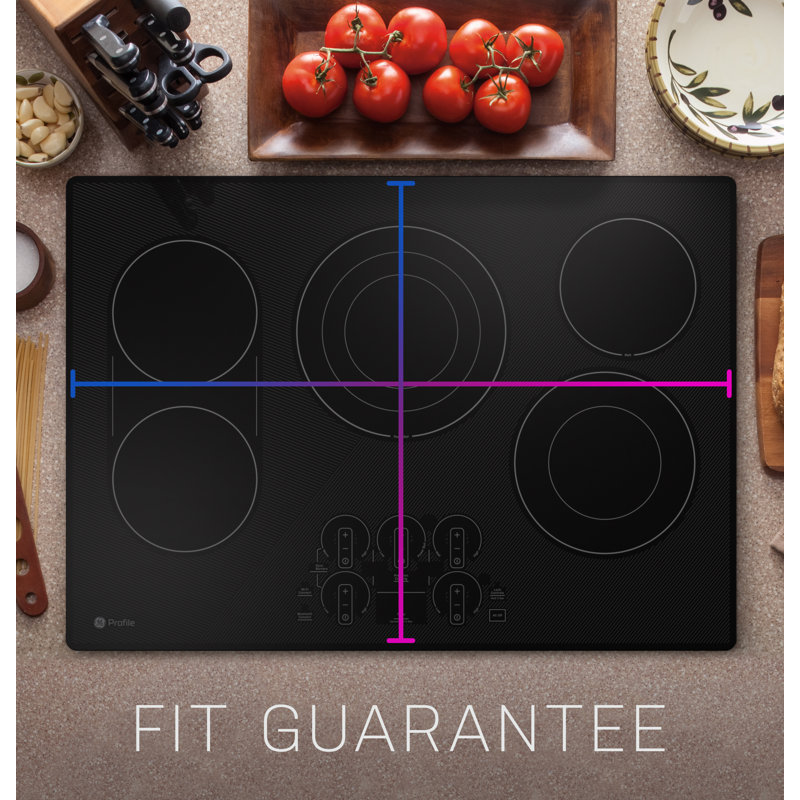 29.75" Electric Cooktop with 5 Elements, Black