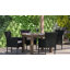 Chaises et coussins de patio intérieur / extérieur en acier avec cadre en osier-686524803-686524802