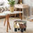 Alstone Velvet Ottoman