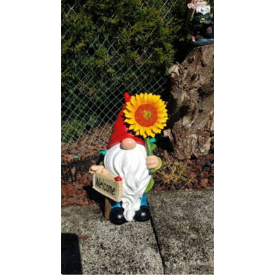 Statue de gnome de jardin Kallen