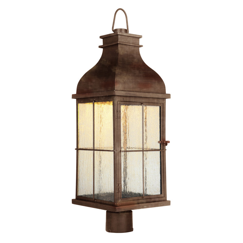 Rossville Seeded Lantern Head, Weathered Copper