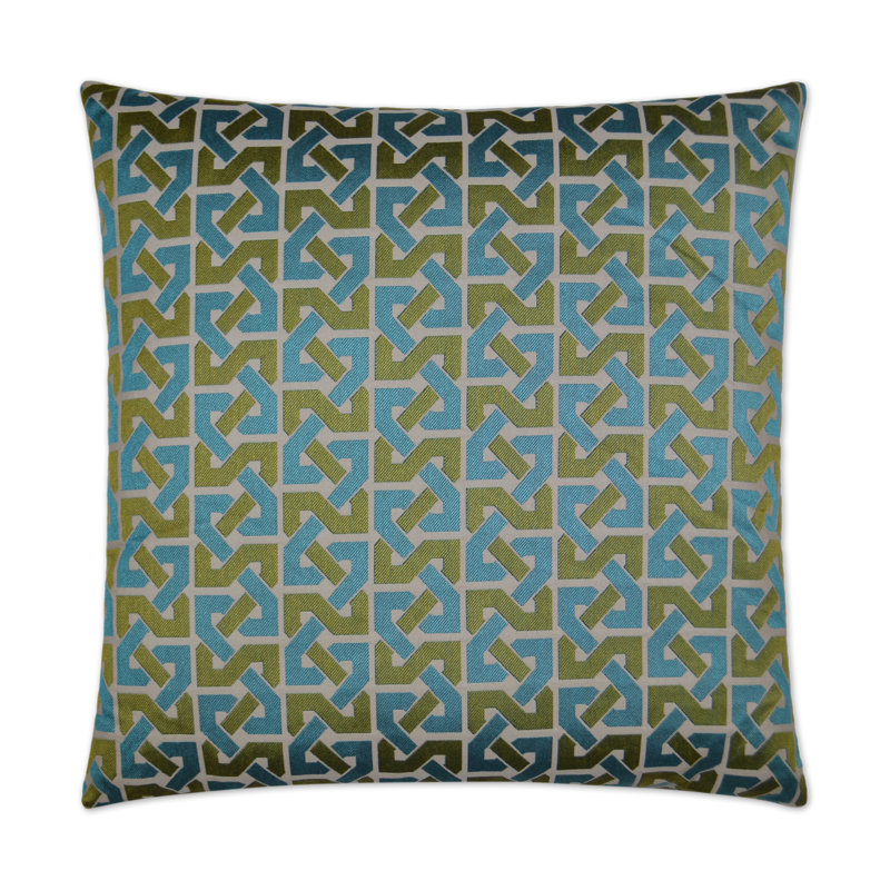 Element Pillow Cover & Insert, Aqua, Square 20"