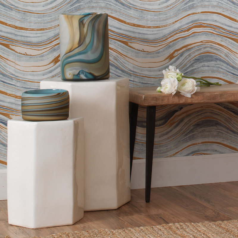 Table de bout bloc Bitania, H 10 po x l 11,5 po x P 14 po, gris