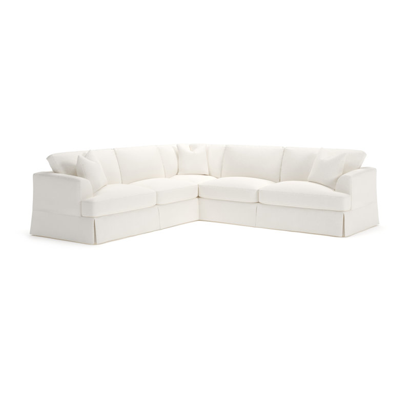 Lucia L-Sectional, Right Hand Facing, Apollo Alpaca Boucle