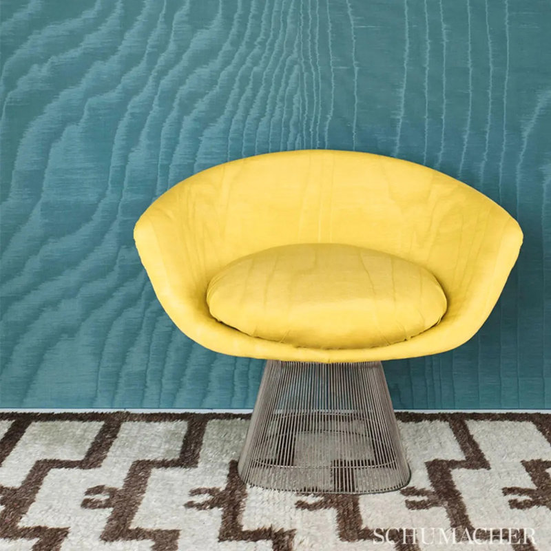 Incomparable Moire Fabric, Citron