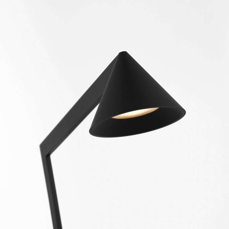 Midrand LED Task Floor Lamp, Nightshade Black