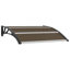Auvent de porte Aghan vidaXL, auvent extérieur pour porche et patio, housse en polycarbonate-129178263-129212737-129178267