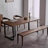 Multifunctional solid wood dining table-106804433
