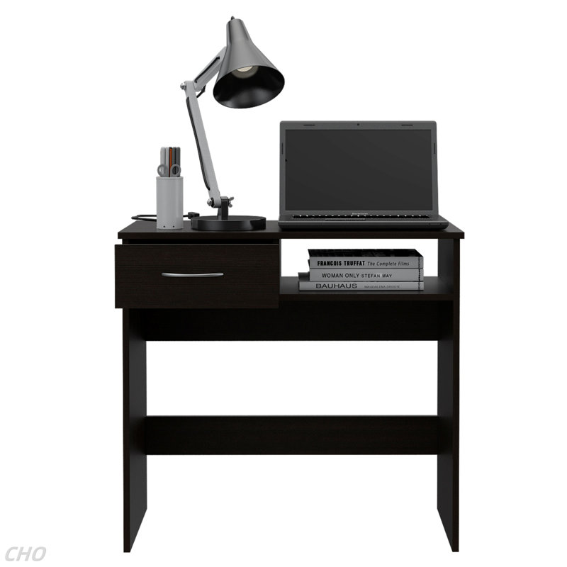 Home Office Set, Single Drawer, Keyboard Tray,Bookcase