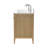 Laval 60" Double Sink Freestanding Bathroom Vanity with Engineered Marble Top-105275163-105275162