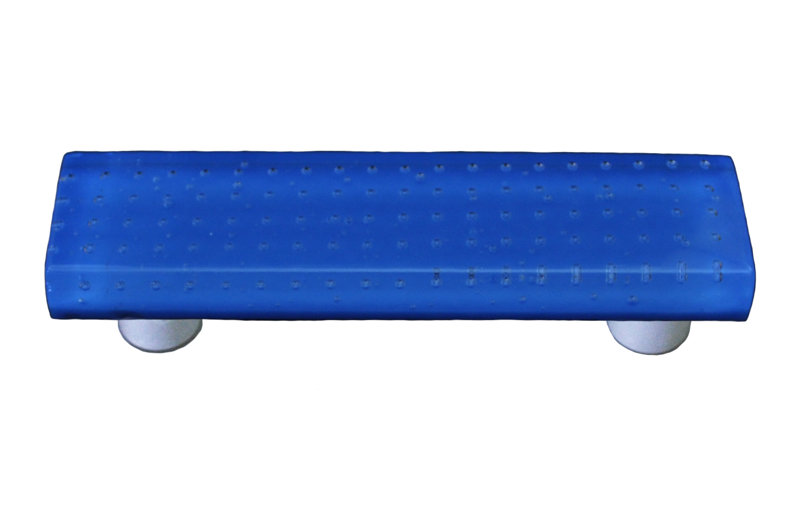 Poignée barre 3 po Bubbles, Aluminium, Bleu égyptien