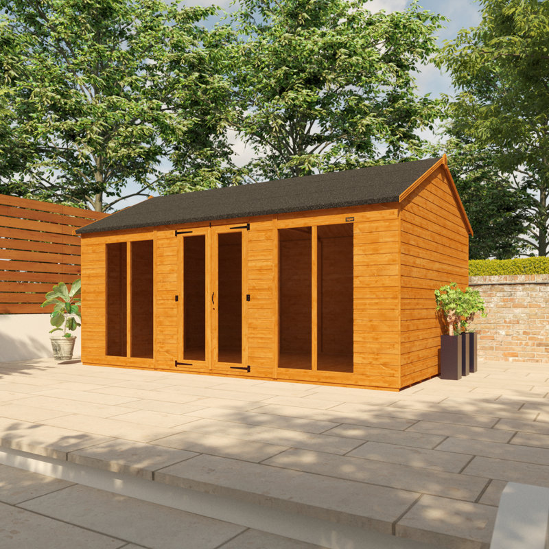 16x10w Tiger Retreat Contemporary Summerhouse
