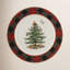 Spode - Arbre de Noël - Assiette tartan pour arbre de Noël