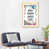 Toile avec cadre en bois beige n'est pas disponible