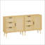 Buffet en bois et commode Modern