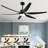 66" Wood Ceiling Fans with Lights Remote Control, Indoor Outdoor-1508388373