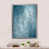 Impression argent sur toile encadrée