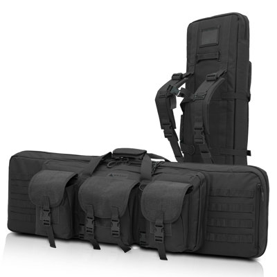 40" Rifle Bag With Multiple Compartments Storage Bag