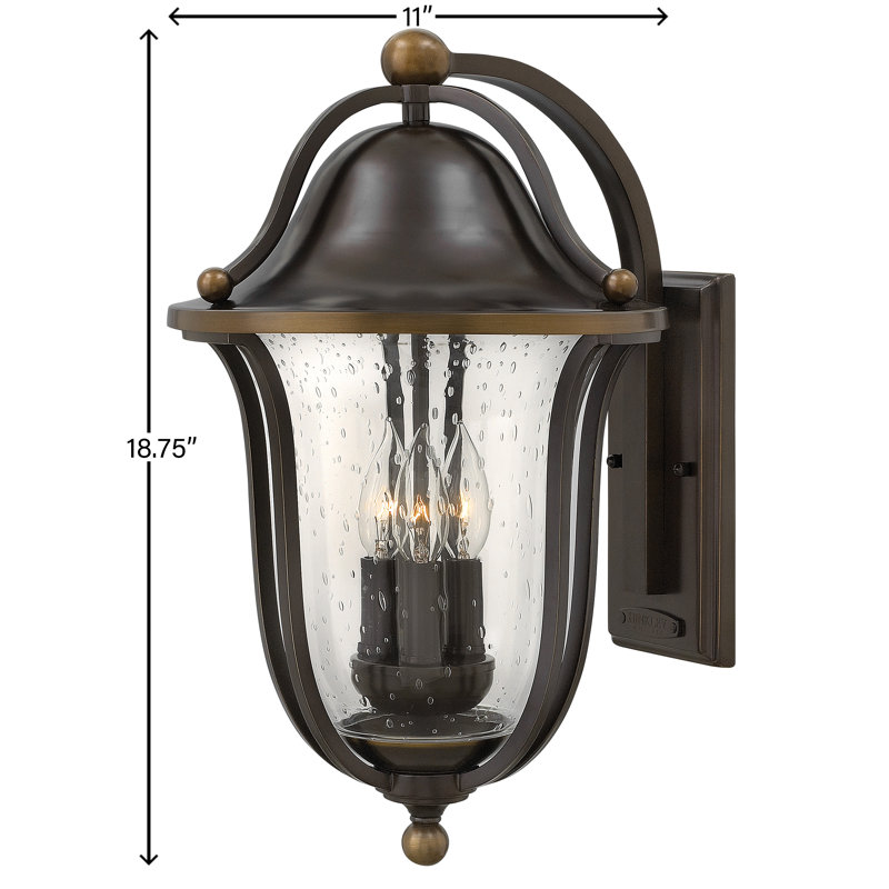 Bolla 3-Light Outdoor Wall Lantern
