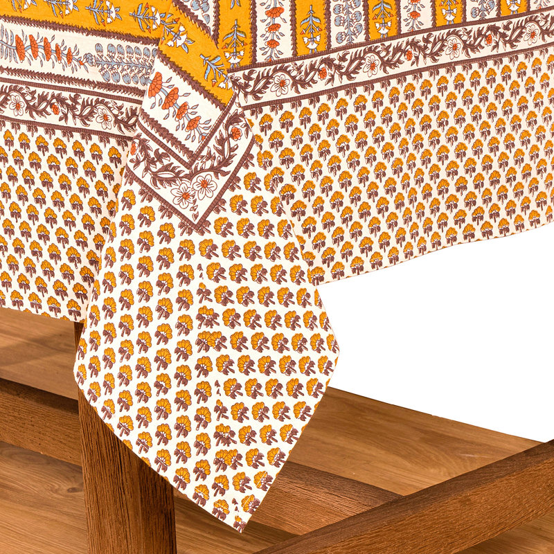 Avignon Handmade Floral Tablecloth - Thumbnail 3