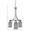 Lustre 3 lumières avec verre 4 "Paramount-73480103-89576254-89576408
