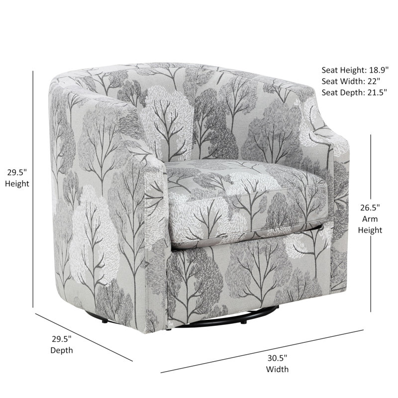 Fauteuil demi-tonneau Isabelle