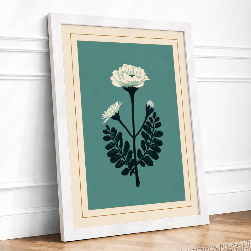 Symmetry Botanical - Print, A4 - 29.7 x 21.0 cm, White