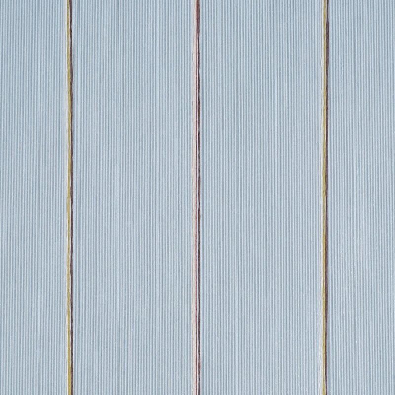 Papier peint à rayures Schumacher X, Bleu clair