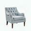 Chaise d'appoint transitionnelle avec dossier capitonné