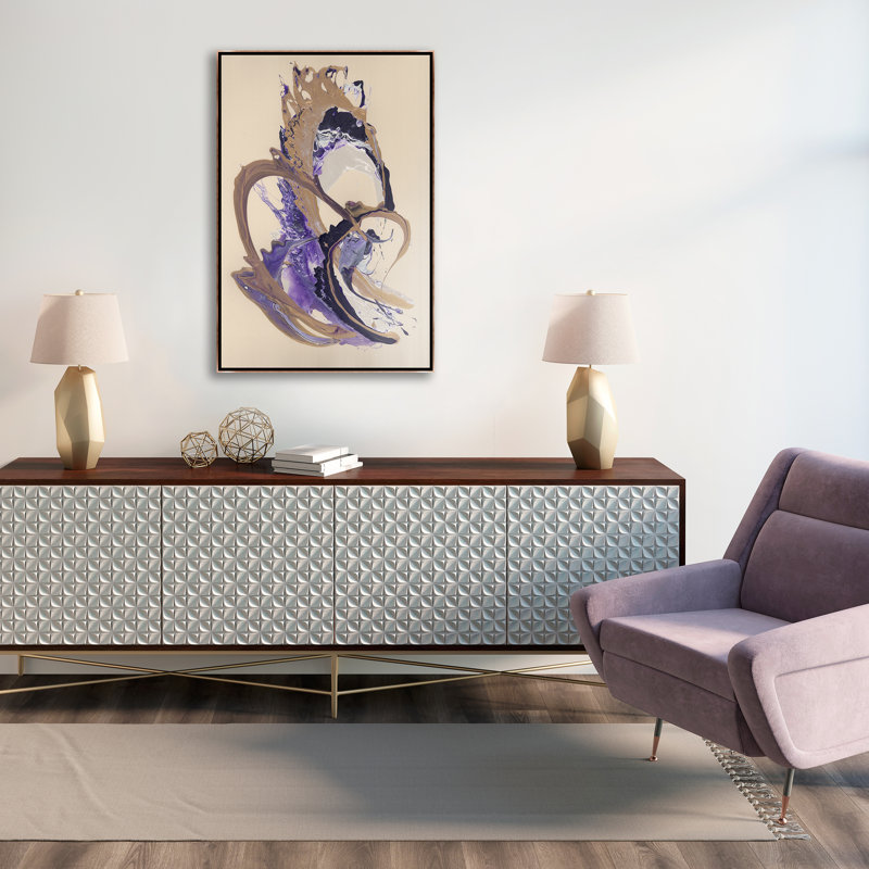 Cosmic Wave Print by Danielle Davis, 55.5" H x 37.5" W