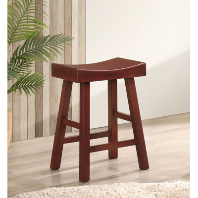 Melvyn Solid Wood Bar & Counter Stool