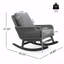 Chaise berçante contemporaine minimaliste avec coussins en polyester doux-700221647-700221634