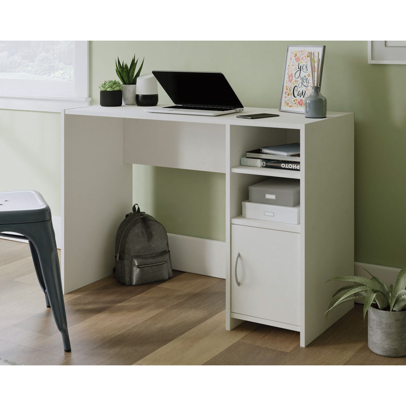 Bureau d'écriture rectangulaire l 40,394 po Athol, Blanc