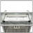 Outdoor 43" Propane Gas Fire Pit Table, 60000 BTU Rectangular Open Weave Wicker Fire Pit With Glass Wind Guard For Outside Patio Deck Garden Backyard-114839081