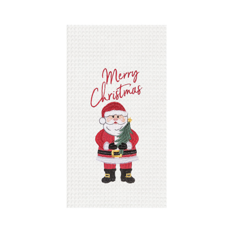 Serviette de cuisine Merry Christmas Santa