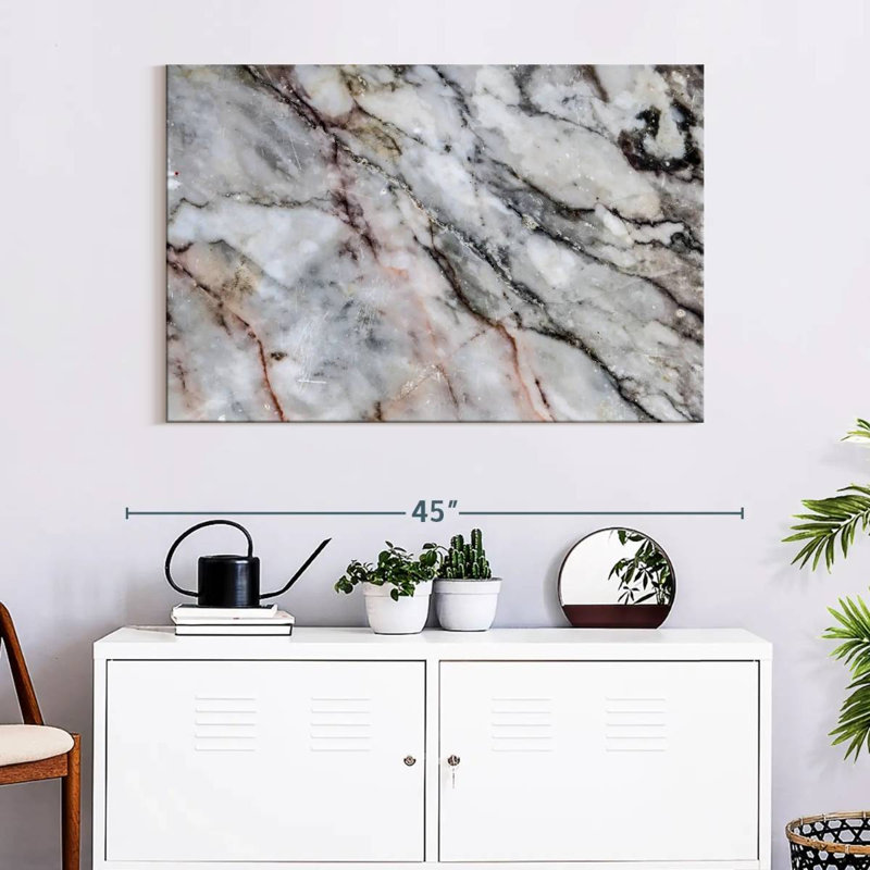Avery Abstract Marble Texture, 26" H x 39" W