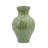 D7.9x11.8" Sage Green Sculptural Ceramic Vase