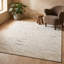 Tapis d'intérieur lavable Rug Branch Velora Abstract 244 x 335 cm (8' x 11') beige, tapis moderne et résistant aux taches pour salon, chambre, salle à manger, cuisine et bureau.-393582454