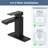 Single-Hole Single-handle Bathroom Faucet with Drain Assembly-70484636