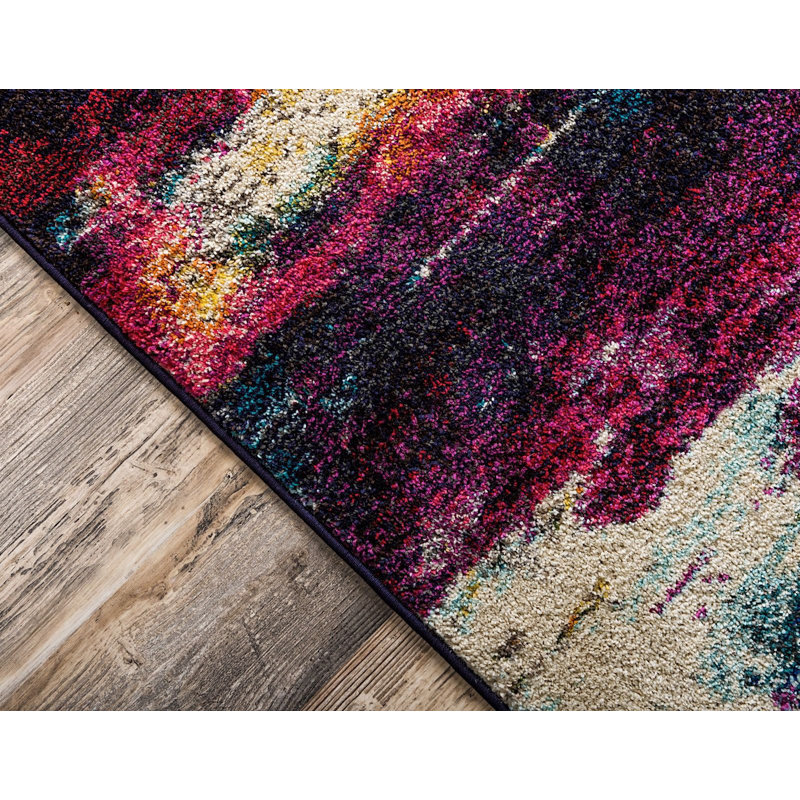 Quinlin Abstract Indoor Rug, Runner 2'7" x 10'