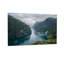 Paysage et nature Montagne Lake Valley Green Hills Cloudy Sky Village-711586723