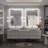 Molly Frameless LED Front Light and Backlit 3 Colors Dimmable Anti-Fog Wall Bathroom Vanity Mirror-462897948-465619243