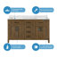 Ensemble de meuble-lavabo double 60 po Tahoe-1925472924