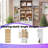 78.2" Tall Kitchen Pantry Cabinet With 8 Shelves & 3 Drawers, Adjustable Storage-129059923