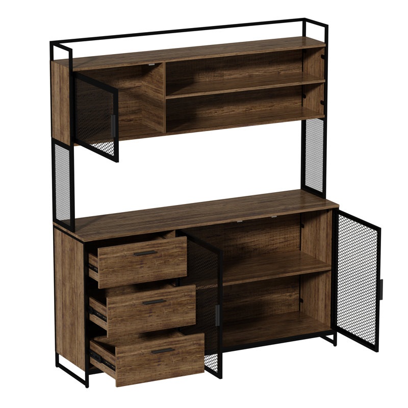 Lavdie 68.5'' Kitchen Pantry, Brown