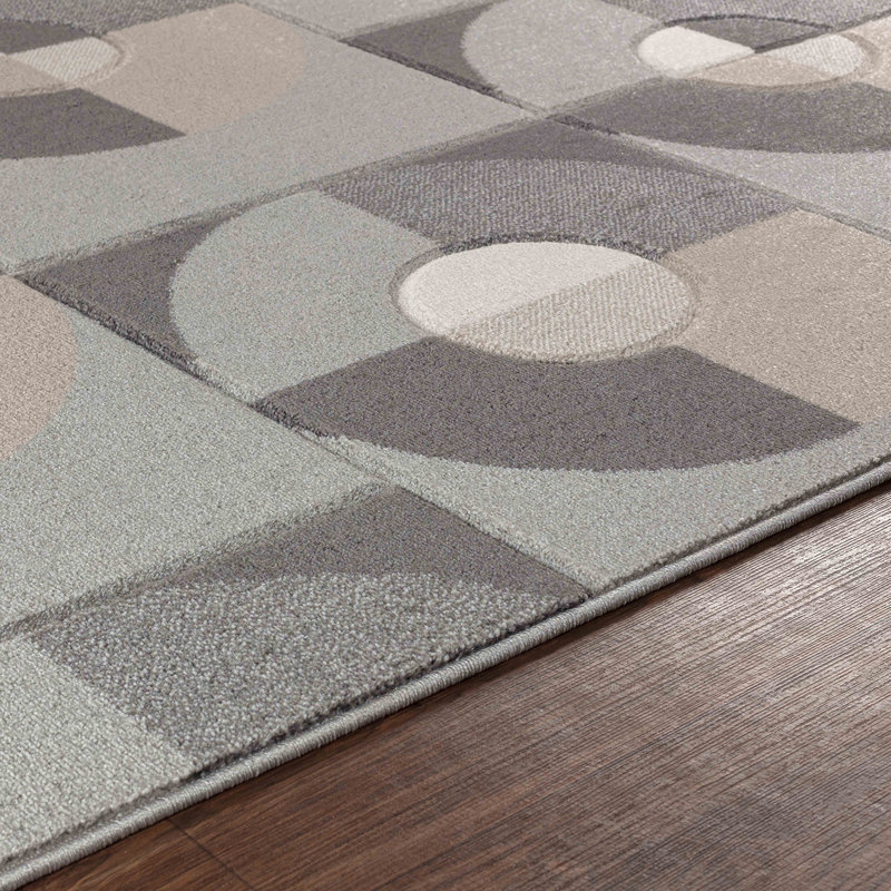 Cross Geometric Area Rug, Rectangle 160 x 213cm